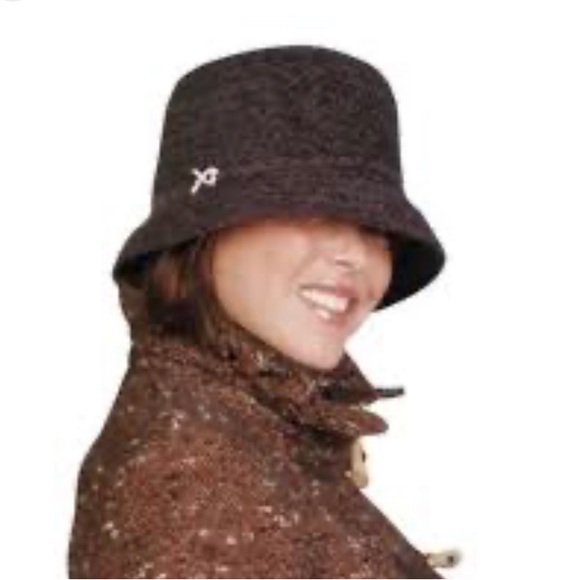 Vintage Chenille Bling Bucket Hat by Betmar - Picture 2 of 3